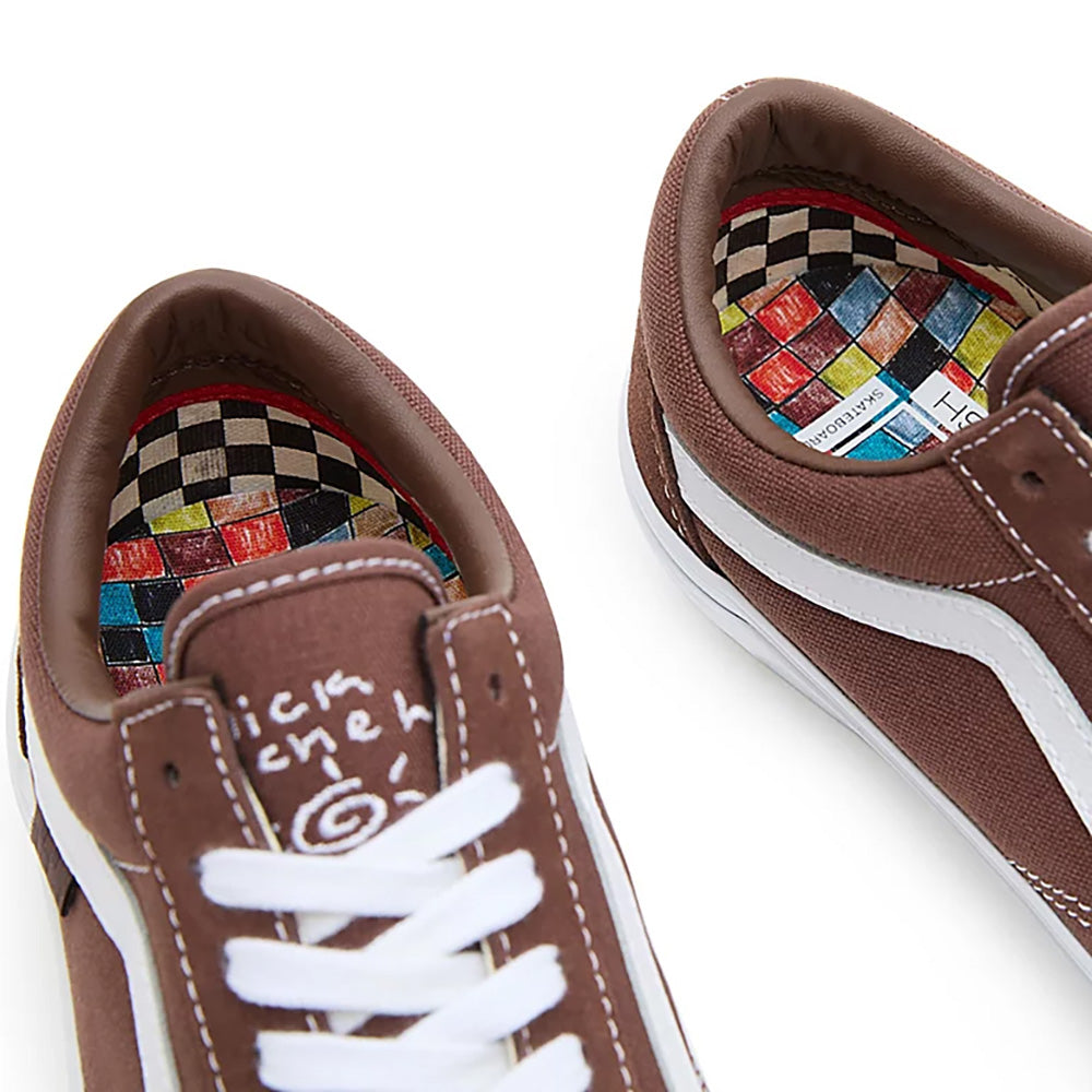 Vans Skate Old Skool x Nick Michel Shoes Brown/White