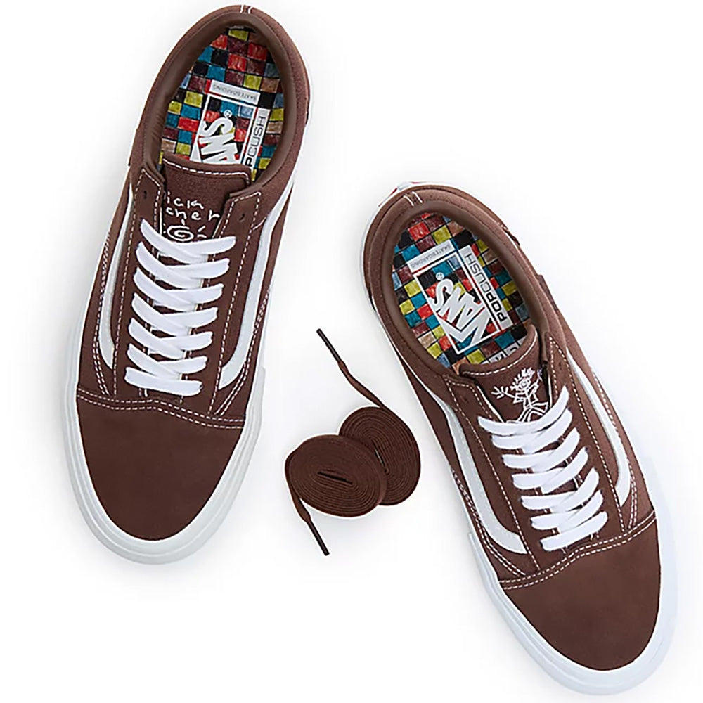 Vans Skate Old Skool x Nick Michel Shoes Brown/White