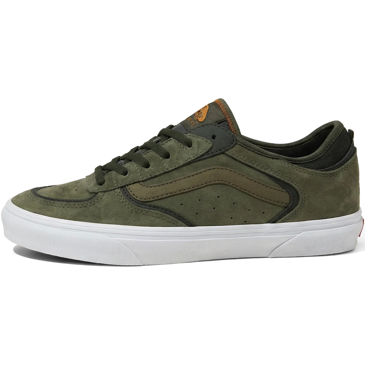 Vans Skate Rowley Shoes Camo Mossy Olive