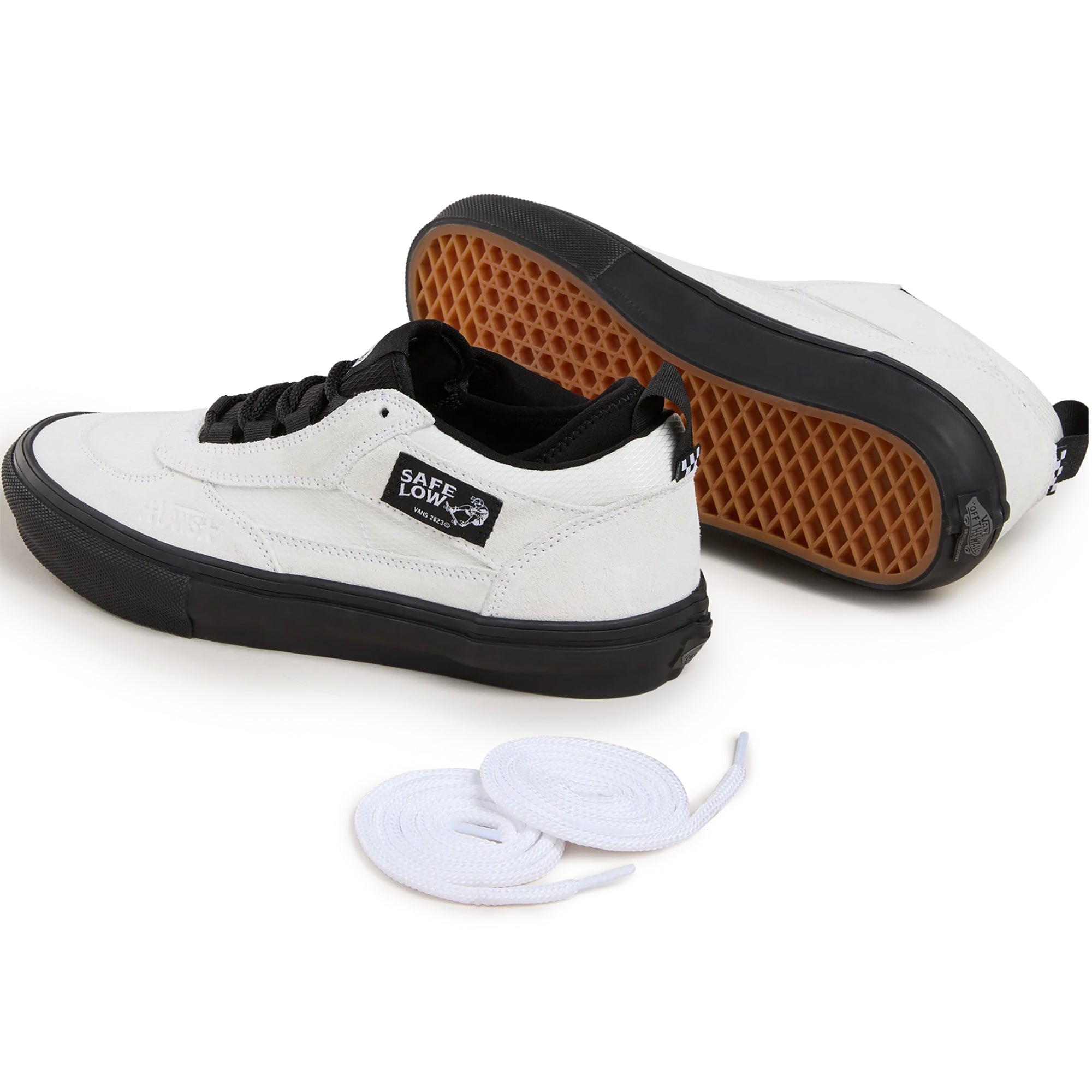 Vans Skate Safe Low Atiba Shoes Bone White/Black