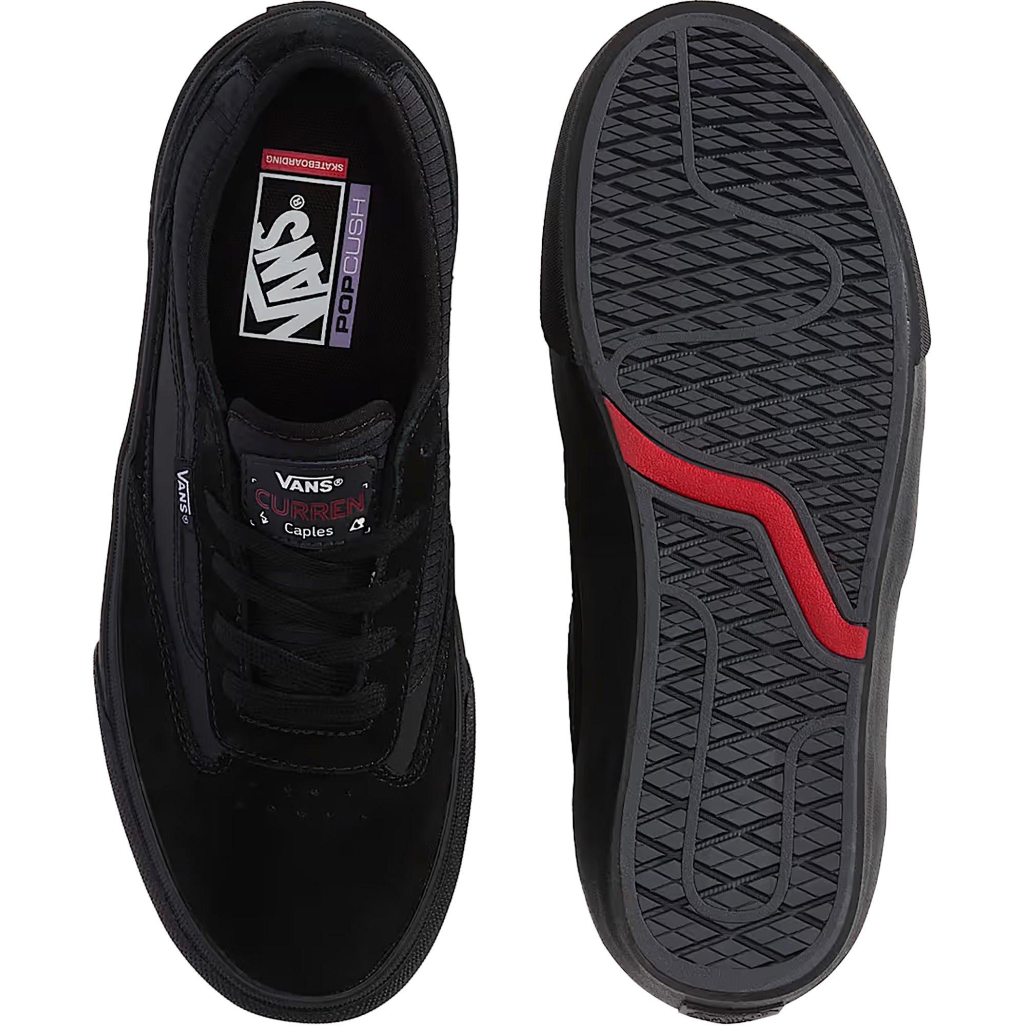 Vans Skate Curren Caples Shoes Black/Black