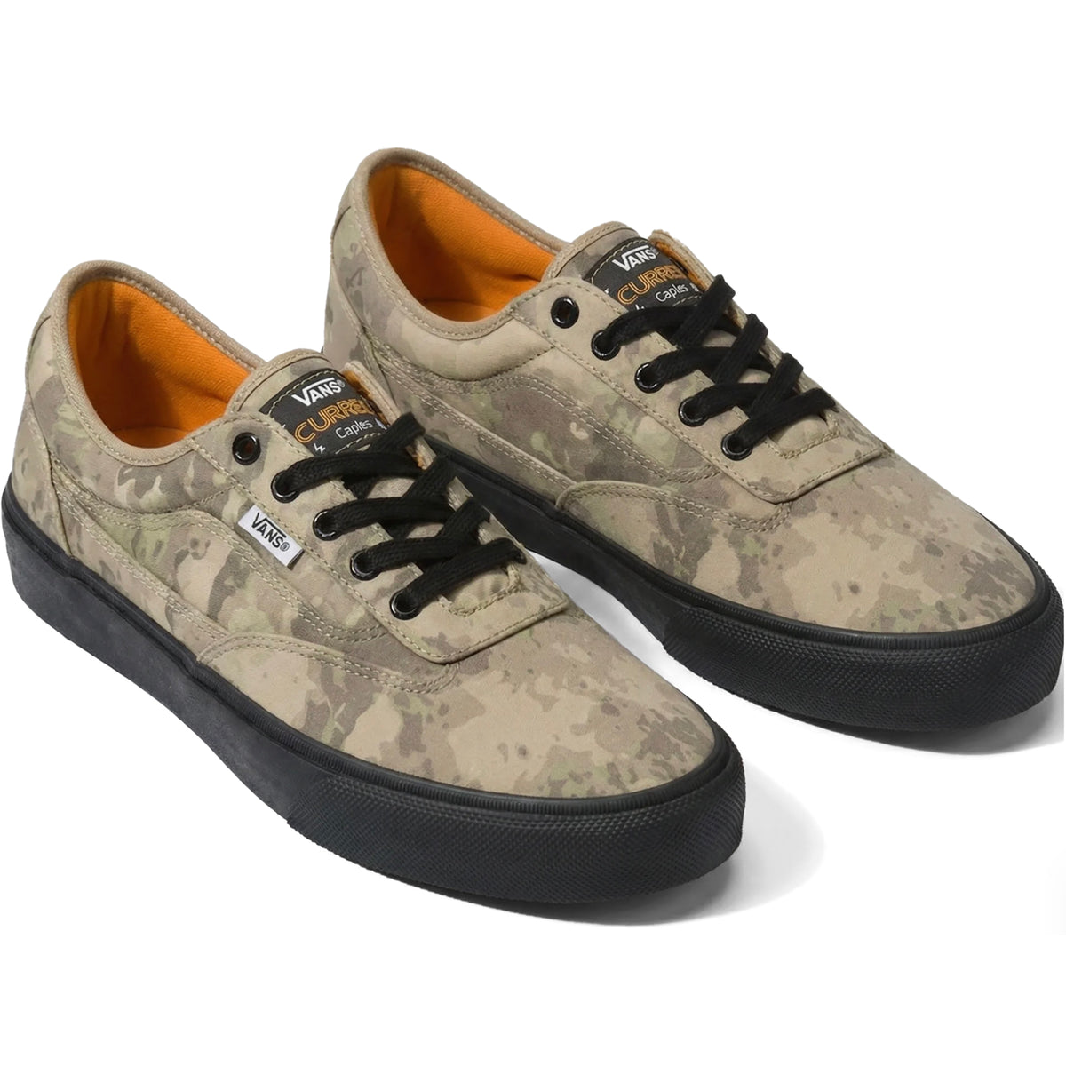 Vans Skate Curren Caples Shoes Camo Orange/Black