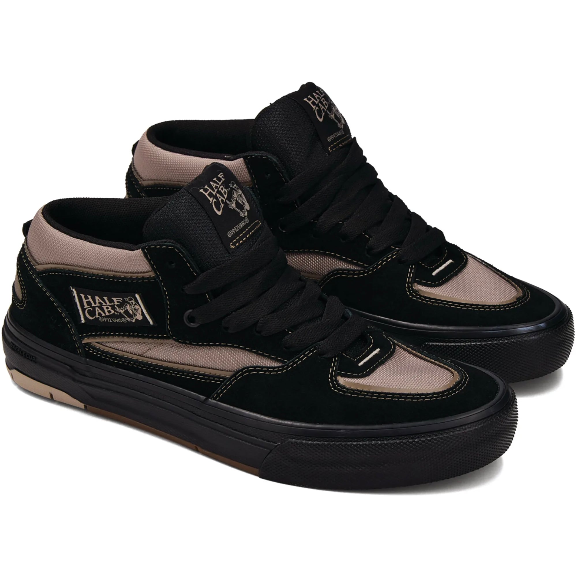 Vans Skate Half Cab WaffleCup Shoes Black/Peyote