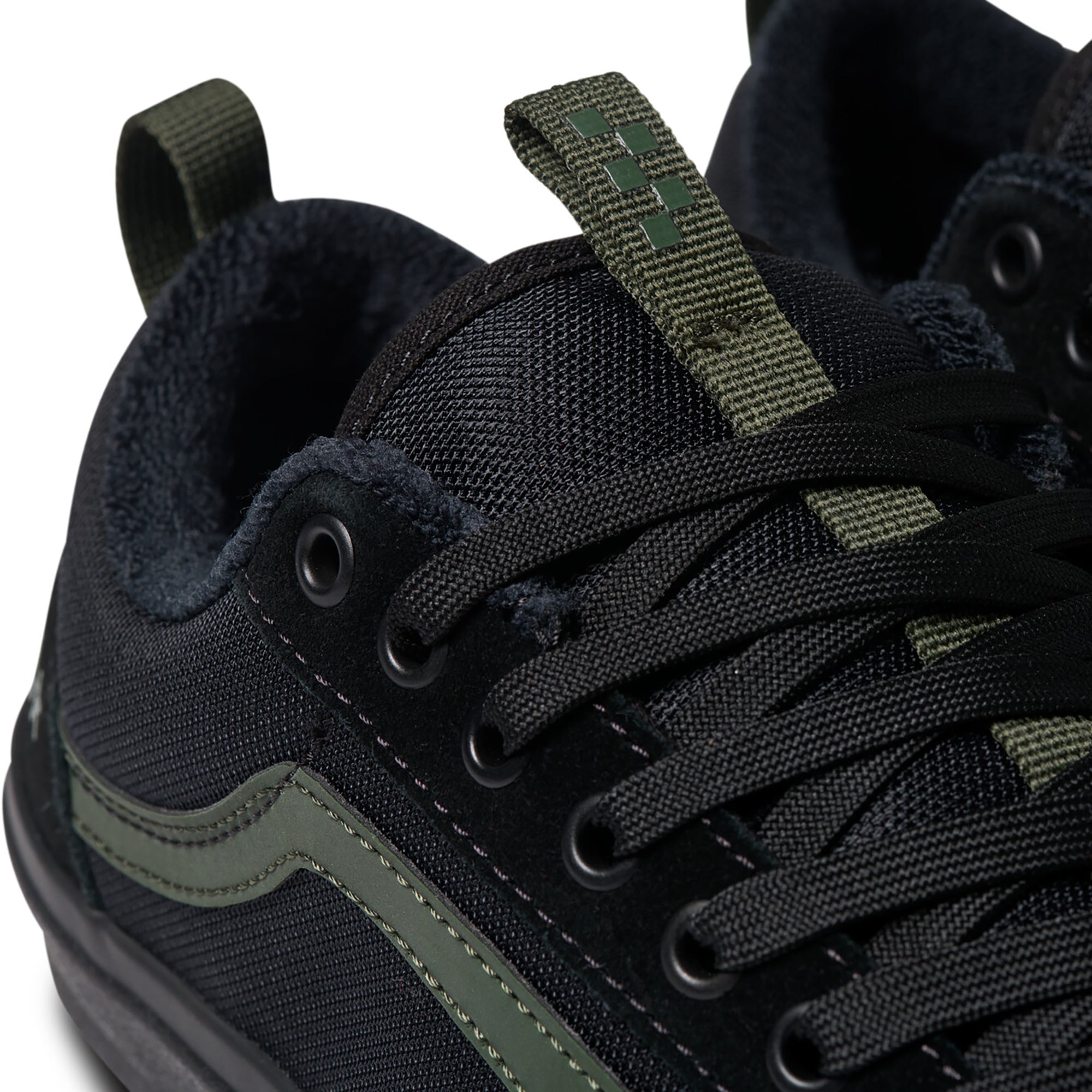 Vans Skate Old Skool 36+ Atiba Shoes Black/Dark Green