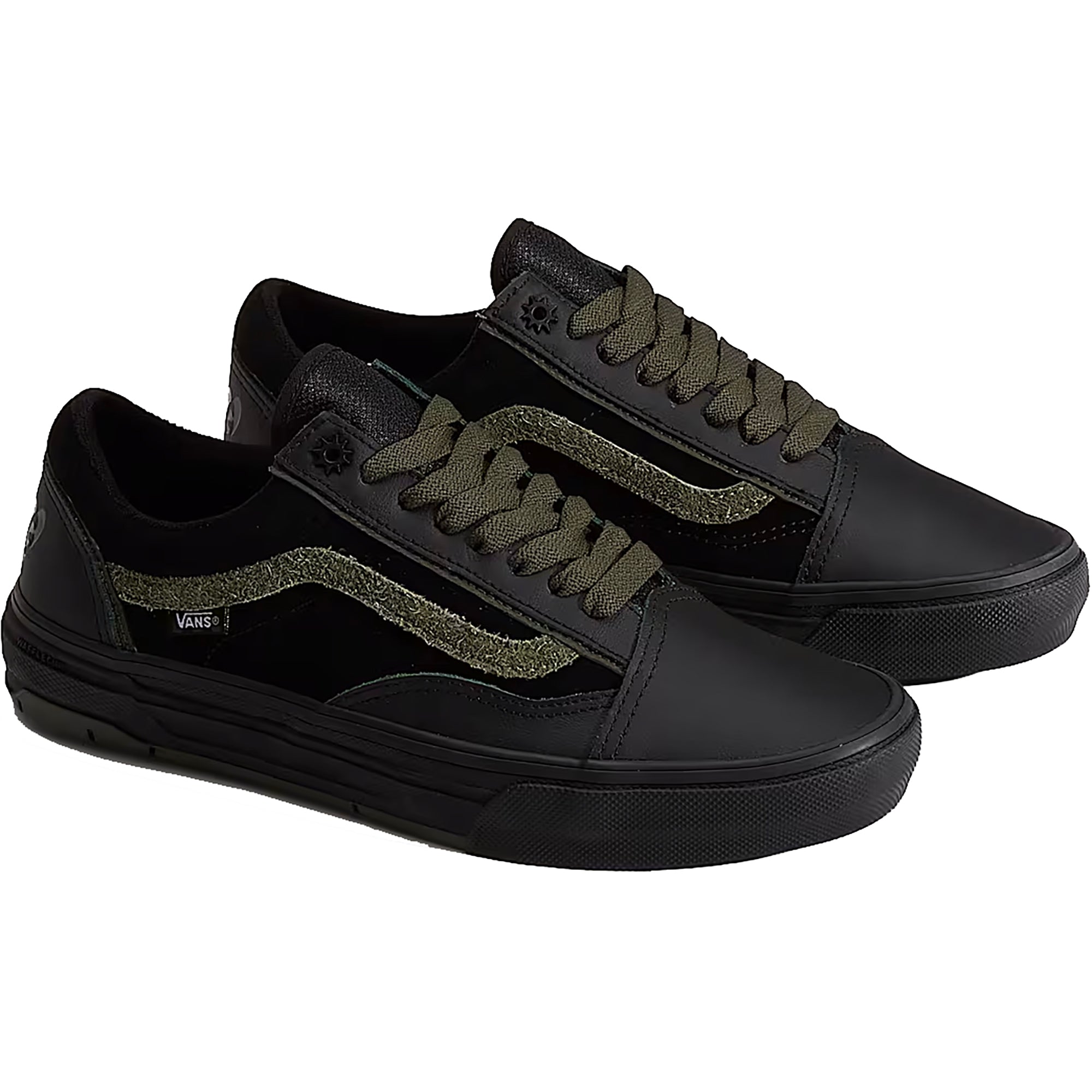 Vans Skate Old Skool Wafflecup Willow Shoes Green/Black