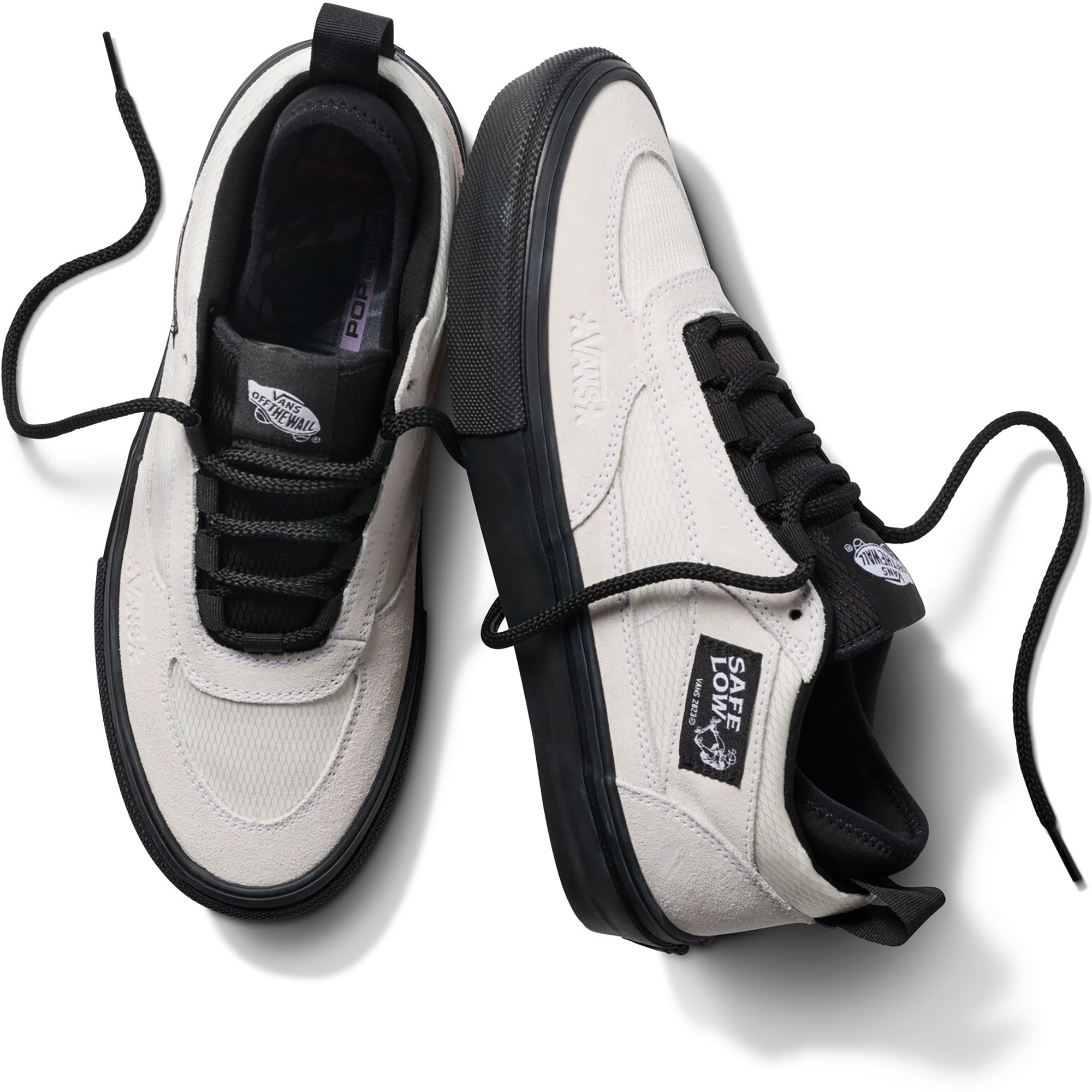 Vans Skate Safe Low Atiba Shoes Bone White/Black