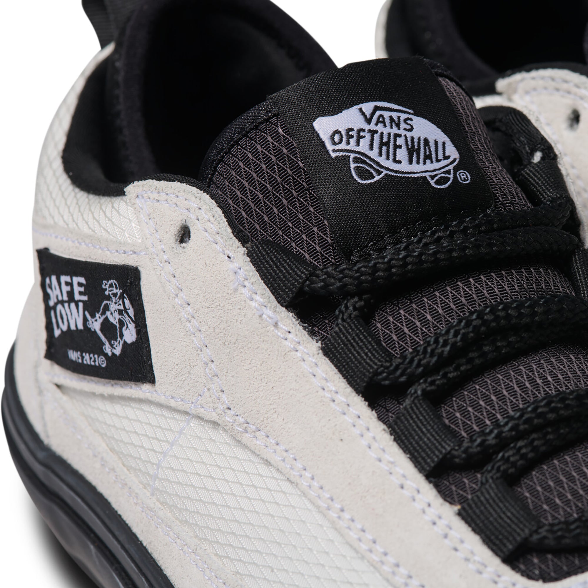 Vans Skate Safe Low Atiba Shoes Bone White/Black