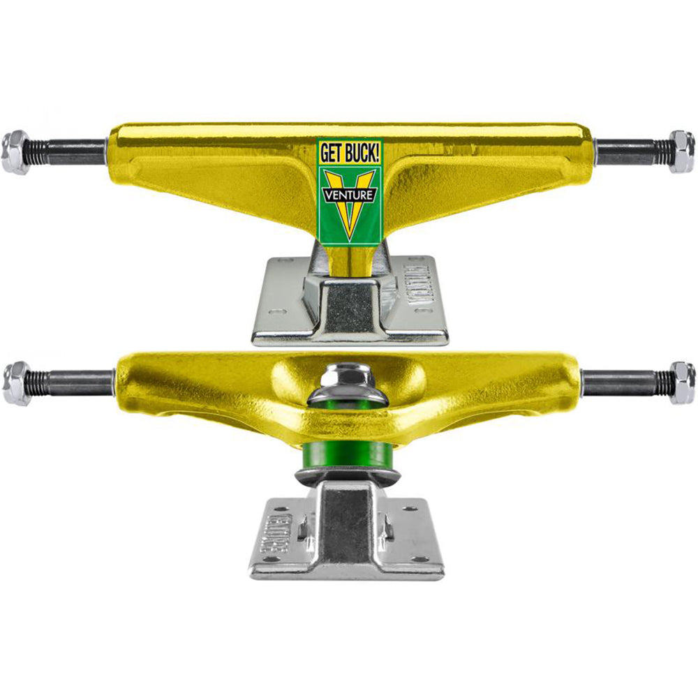 Venture x Shake Junt V-Hollows 5.6 Anodized Yellow/Polished Trucks 8.25"