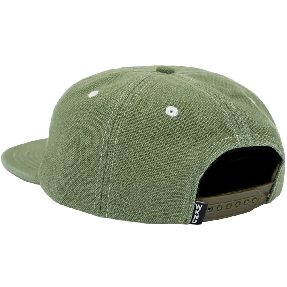WKND Fishbone Hat Washed Green