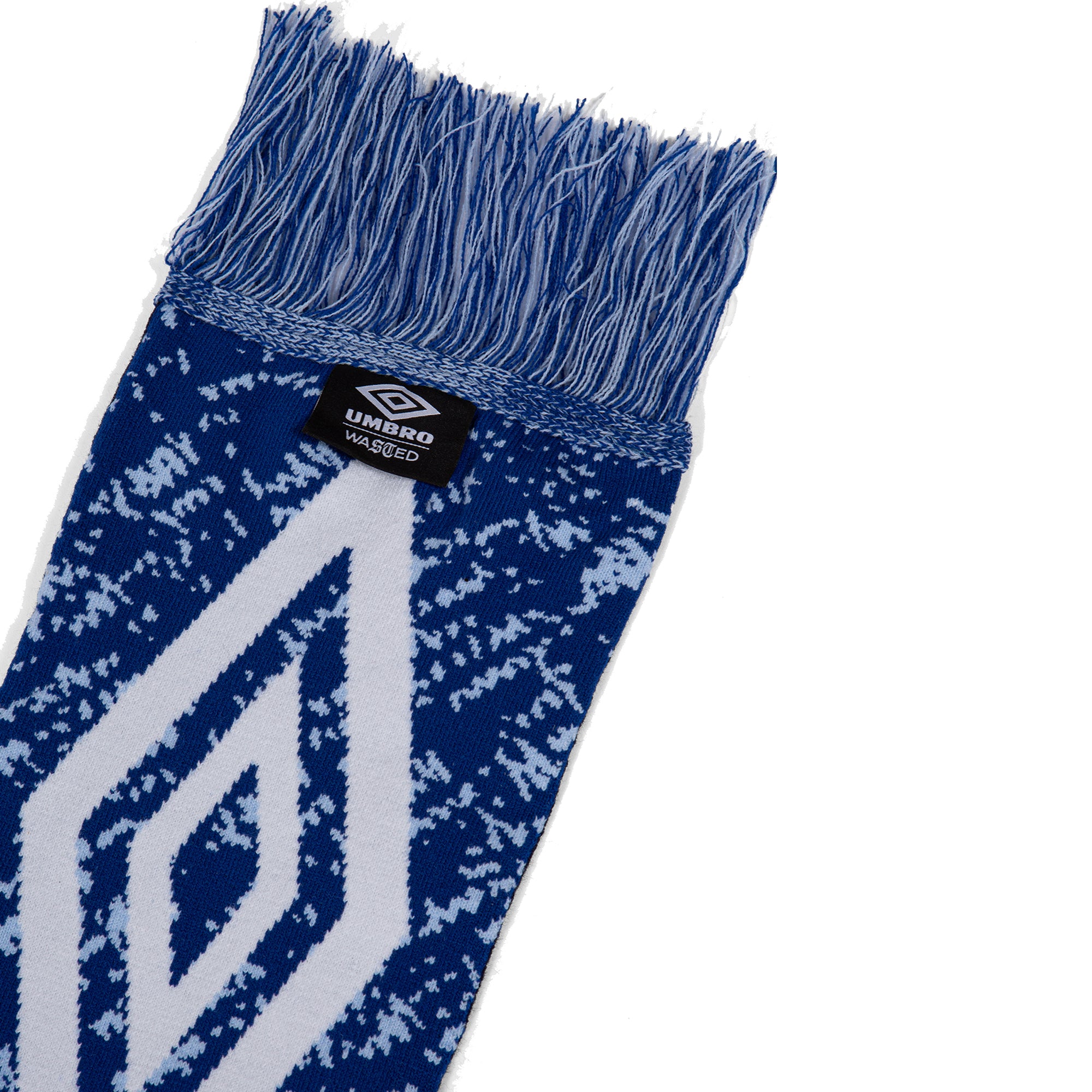 Wasted Paris x Umbro Trompe L'oeil Scarf Blue/White