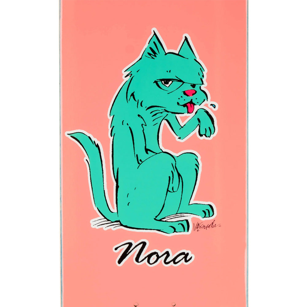 Welcome Nora Vasconcellos Feral on Popsicle Pink Skateboard Deck 7.75"
