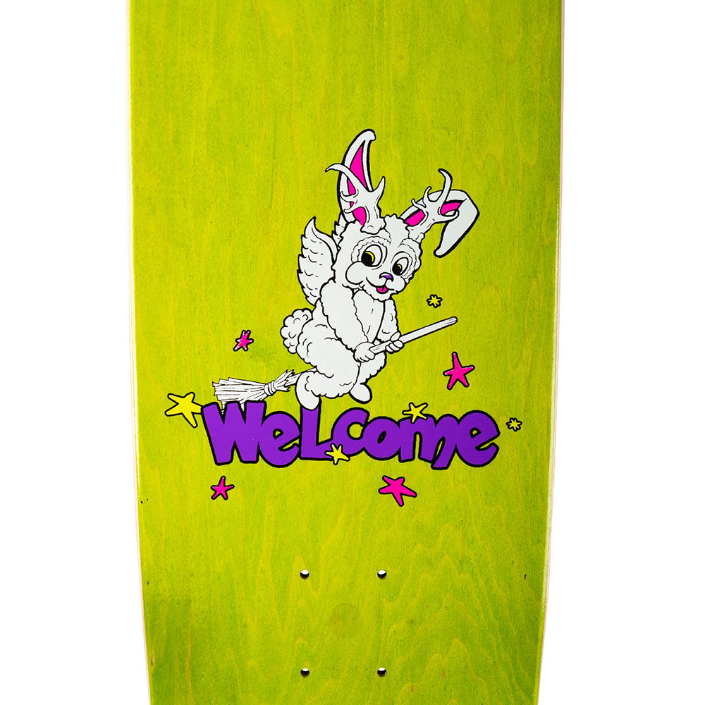 Welcome Nora Vasconcellos Full Moon on Sphynx Black Skateboard Deck 8.8"
