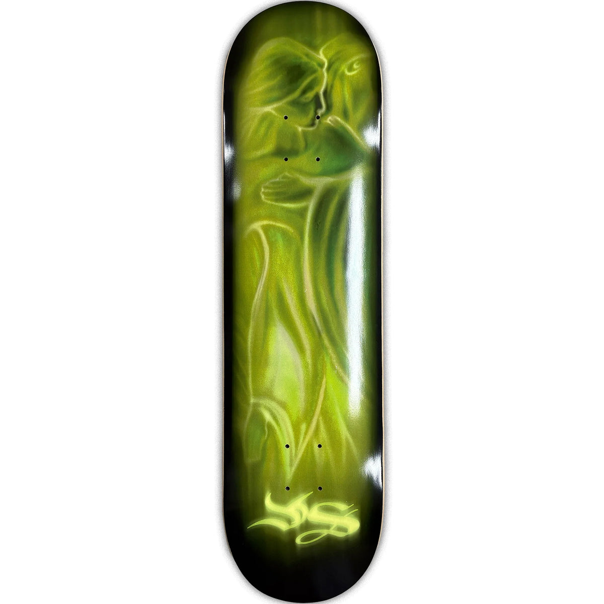 Yardsale Angel Green Skateboard Deck 8.25
