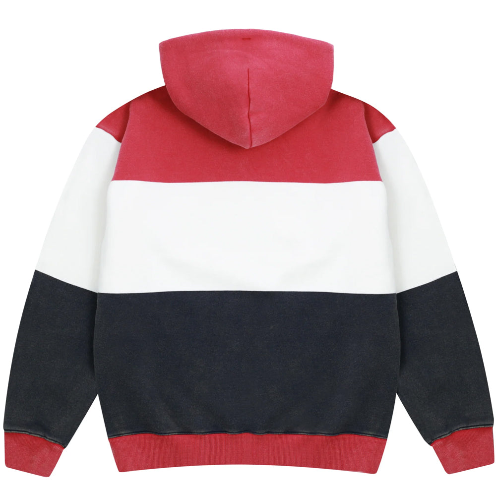 Yardsale Phantasy Quarterzip Hood (Red/White/Navy)