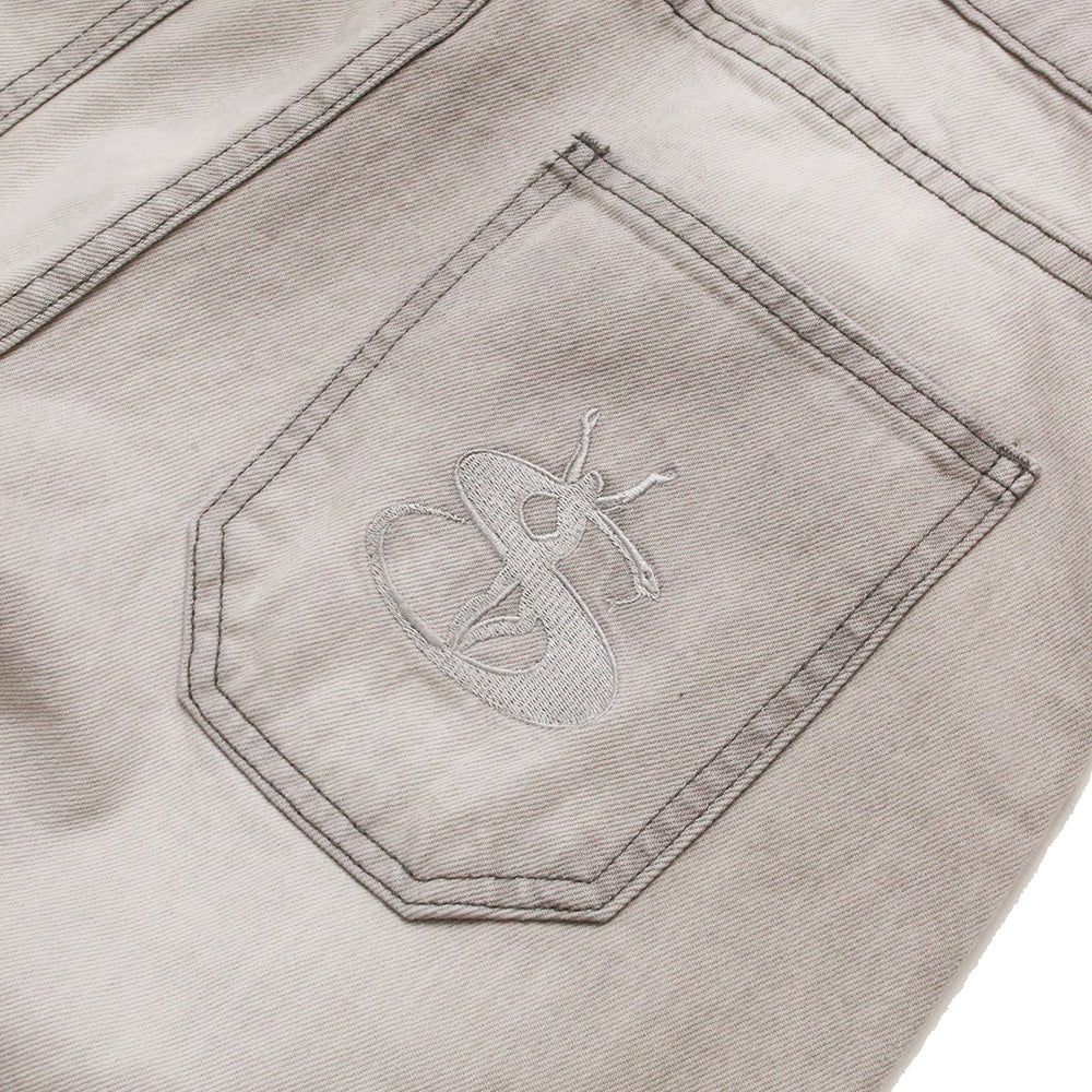 Yardsale Slub Stain Phantasy Jeans Silver