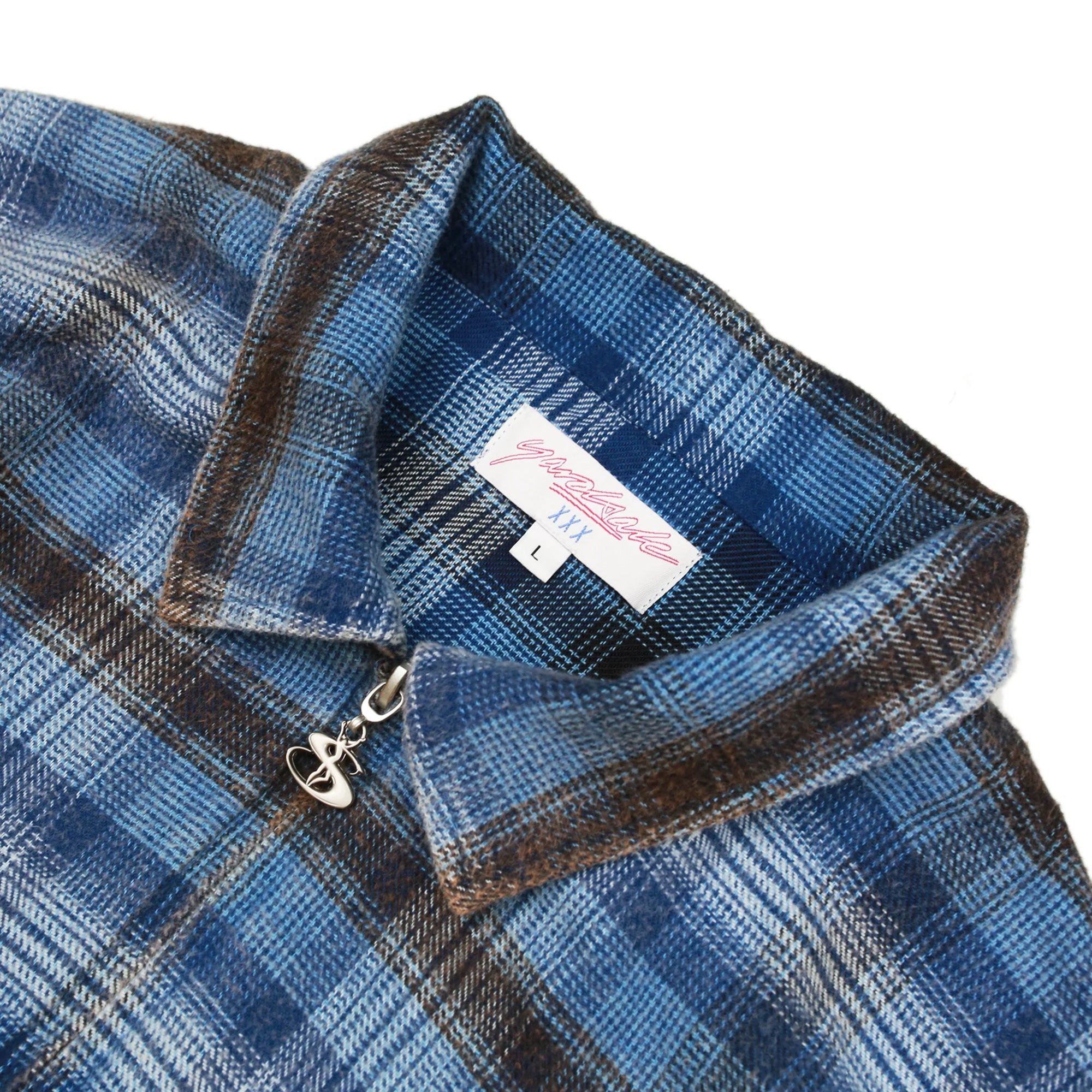 Yardsale Tartan Fullzip Blue