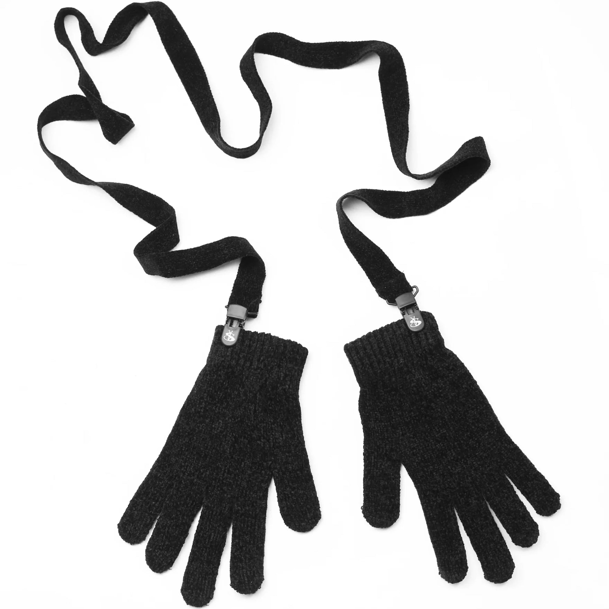 Yardsale Chenille Gloves Black