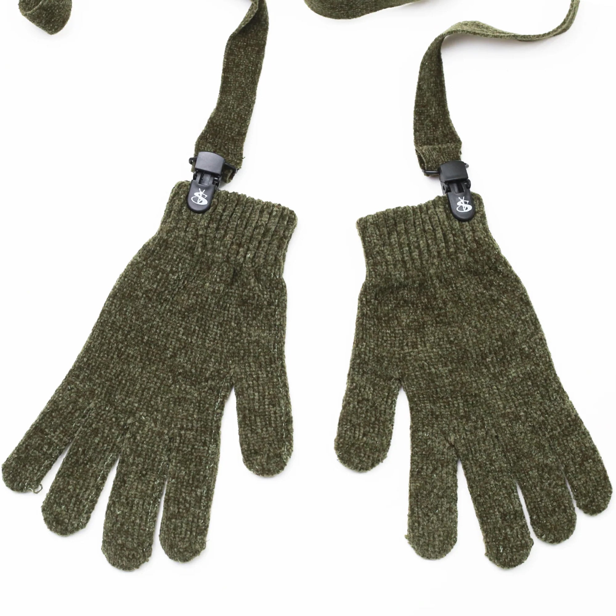 Yardsale Chenille Gloves Green