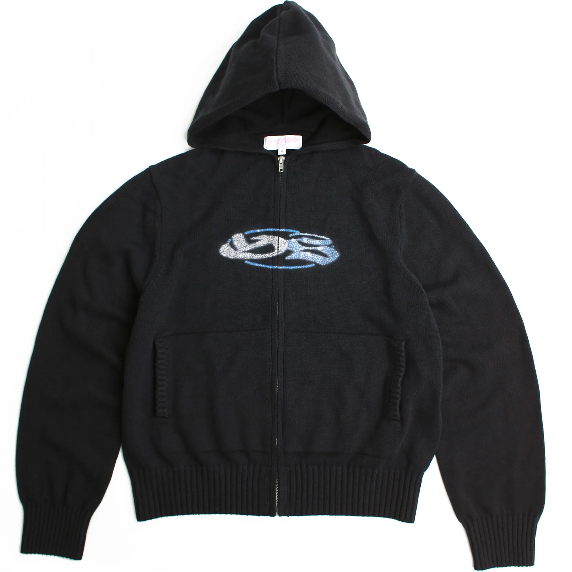 Yardsale Glitz Knitted Hood Black