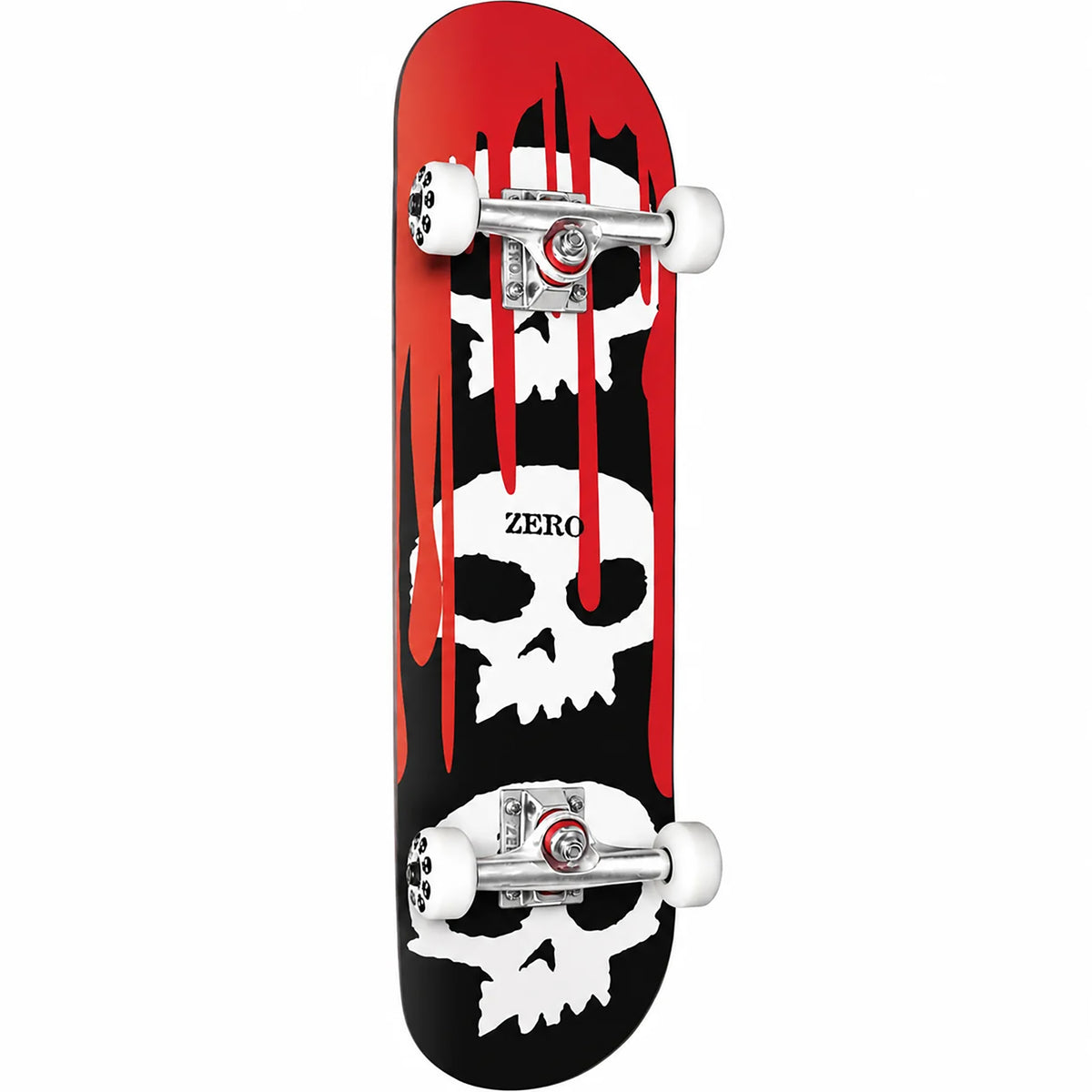 Zero 3 Skull With Blood Complete Skateboard 8"
