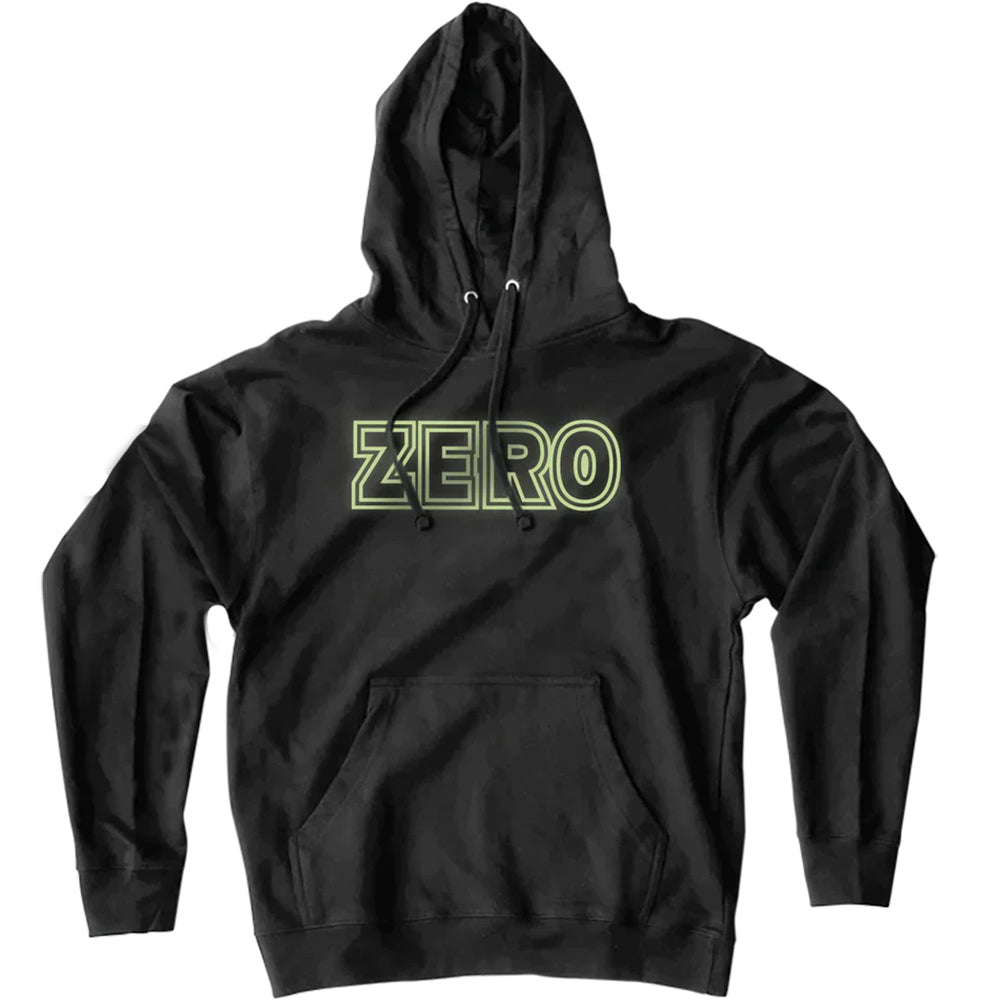 Zero Bold Glow In The Dark Hoodie Black