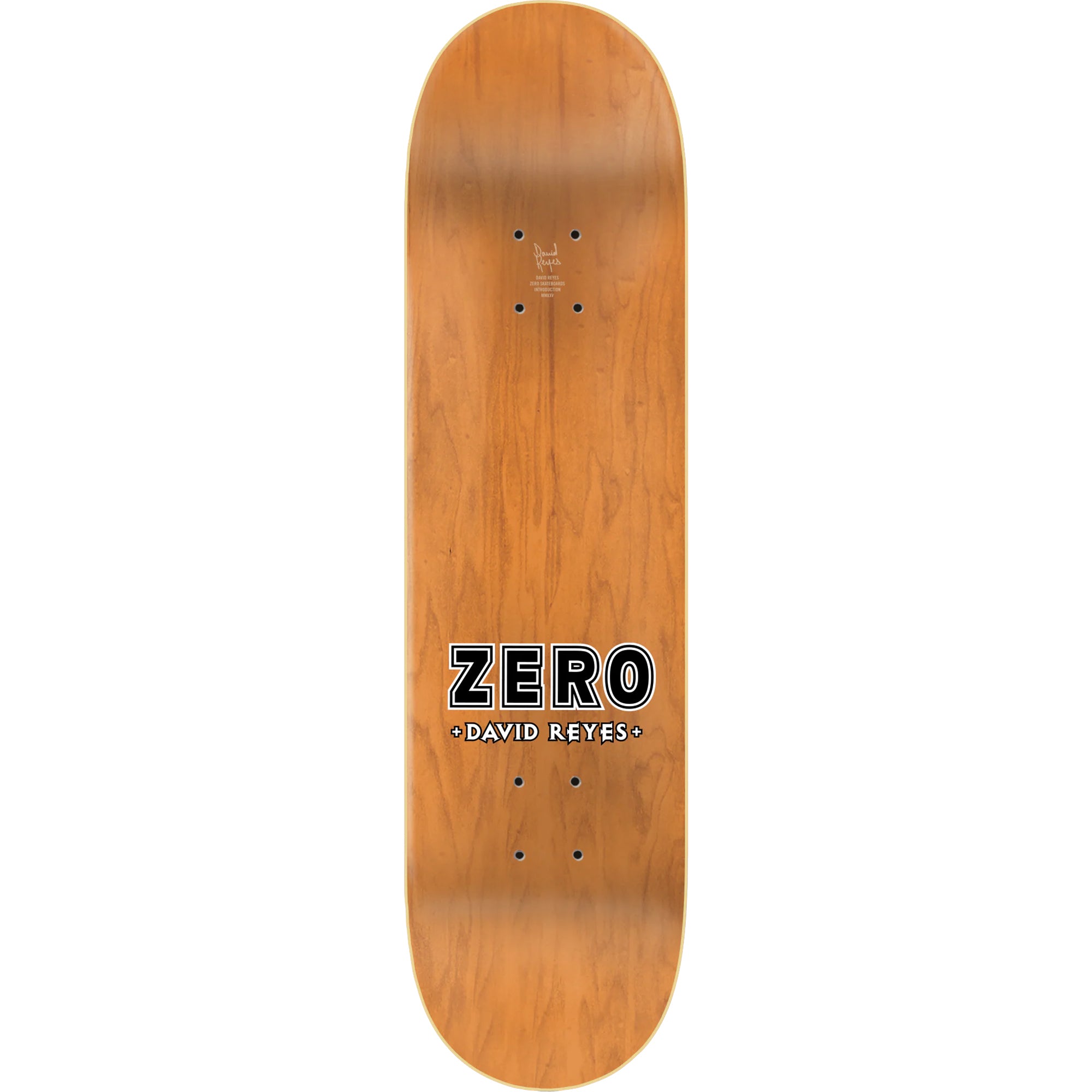 Zero David Reyes Diamond Plate Skateboard Deck 8.25"