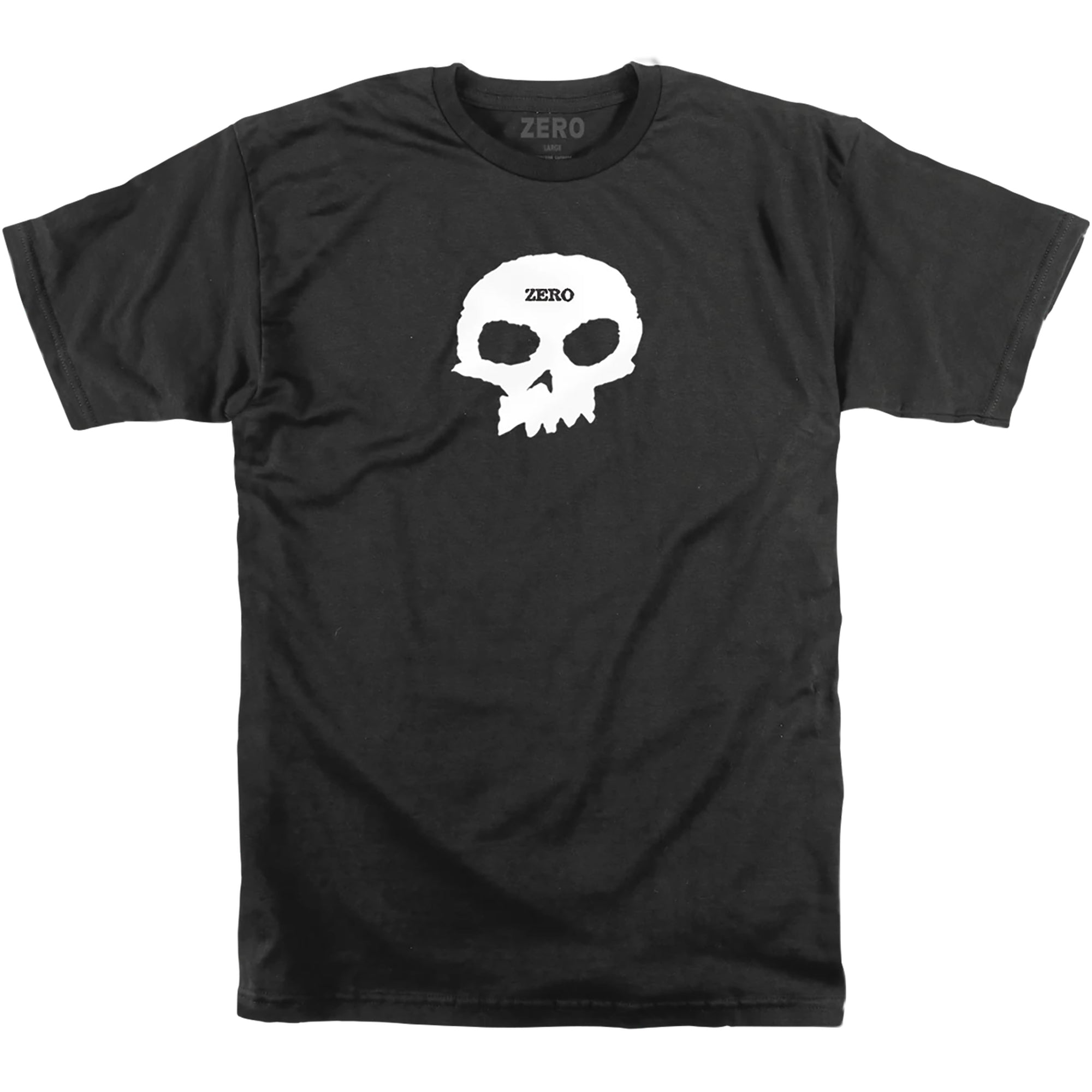Zero Single Skull T Shirt Black