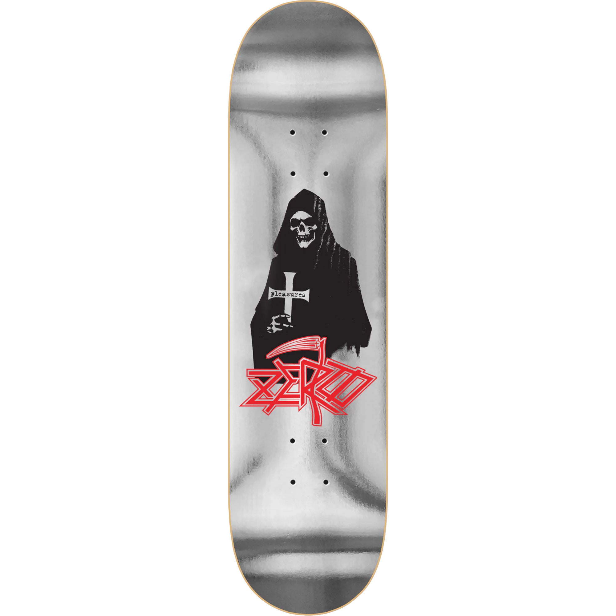 Zero x Pleasures Death Reaper Skateboard Deck 8.25"