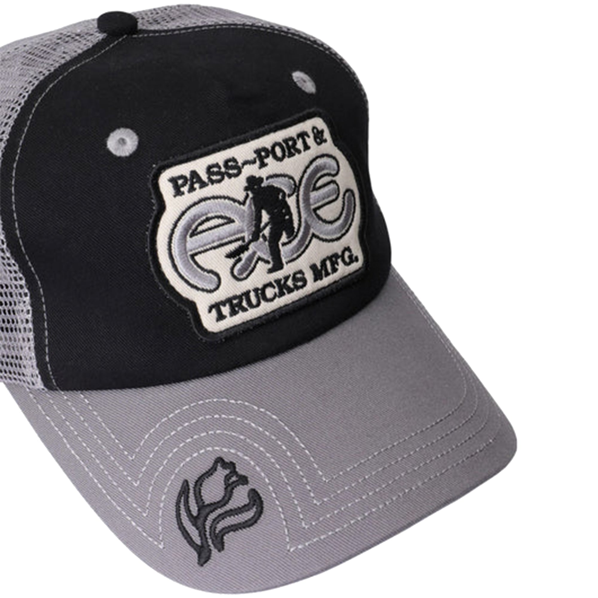 Ace x Pass~Port Packers Trucker Cap Black/Steel