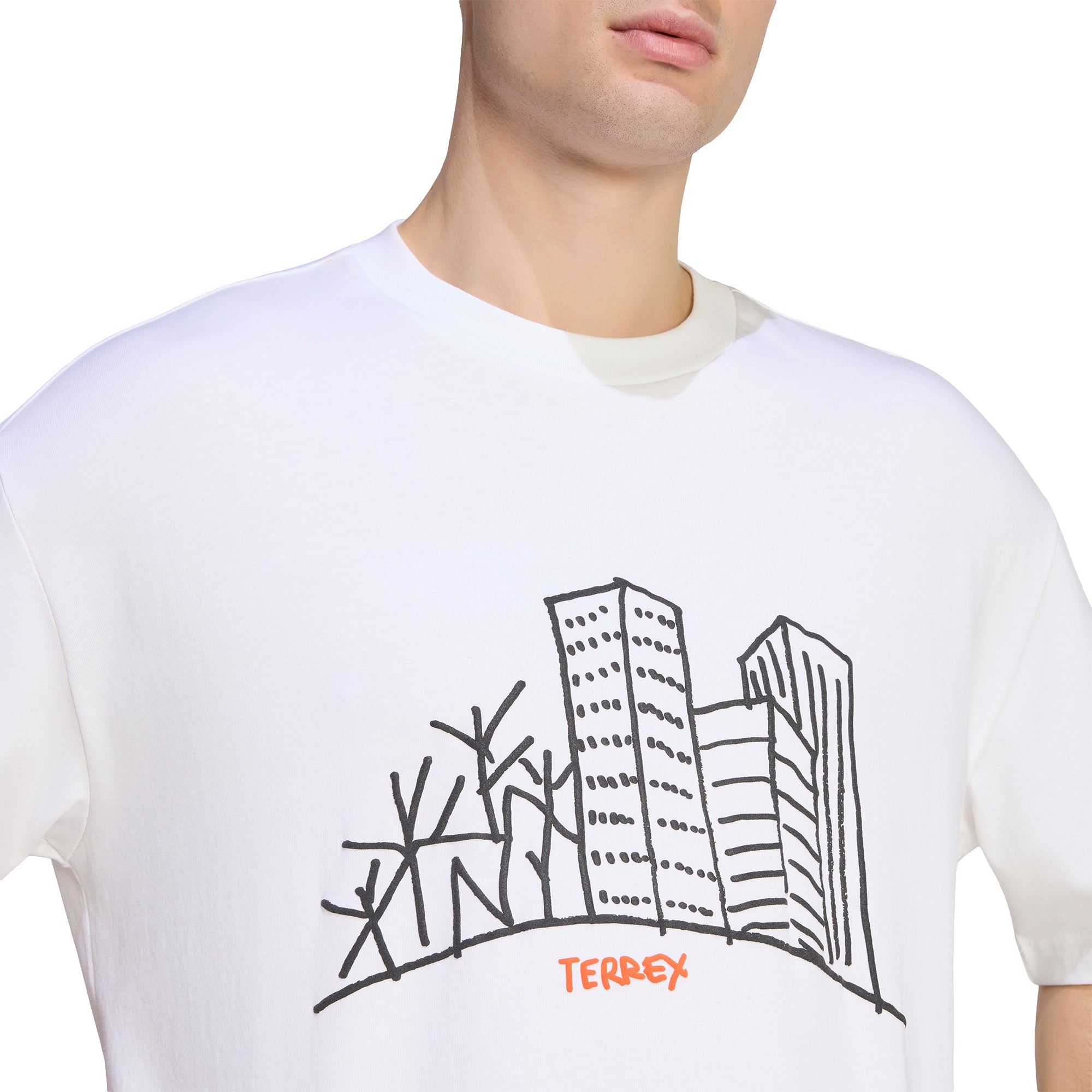 adidas Terrex Shmoofoil Xploric Graphic Tee White