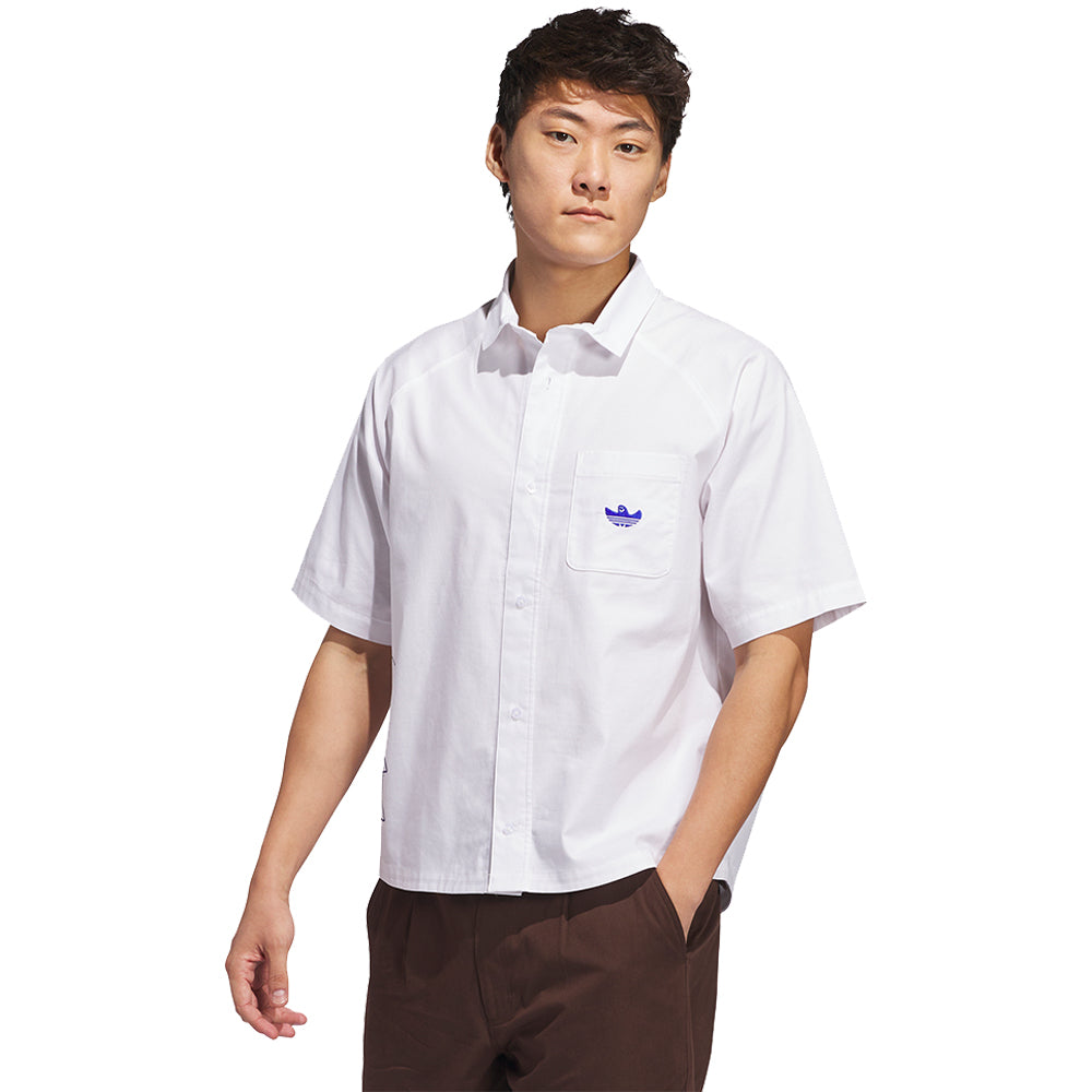 adidas Sshmoo CS Fighter Button Up Shirt White