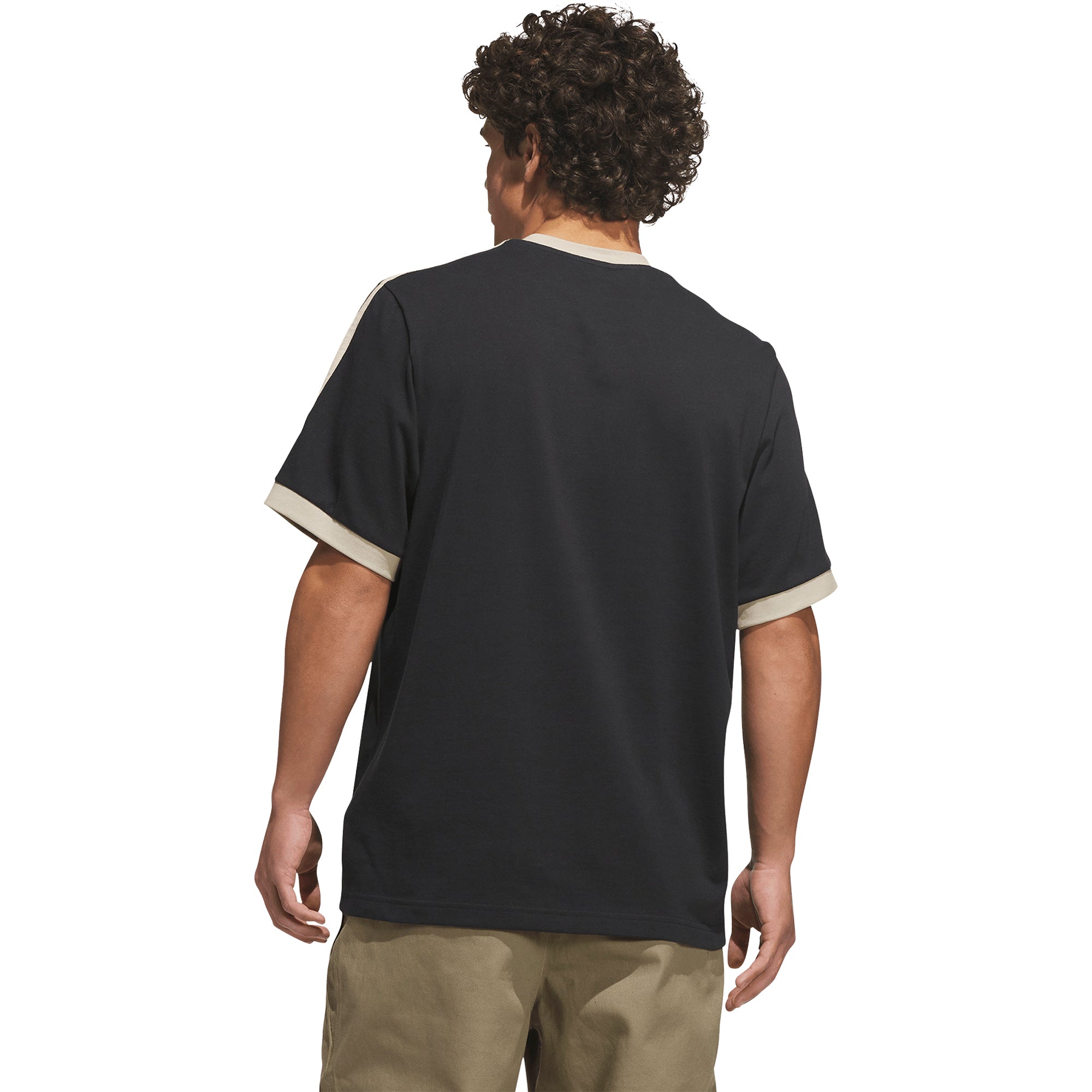 adidas FSBS Ringer Tee Black/Khaki