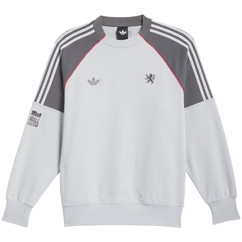 adidas Wall Street x Olympique Lyonnais Crewneck Sweatshirt Light Solid Grey/Grey Five