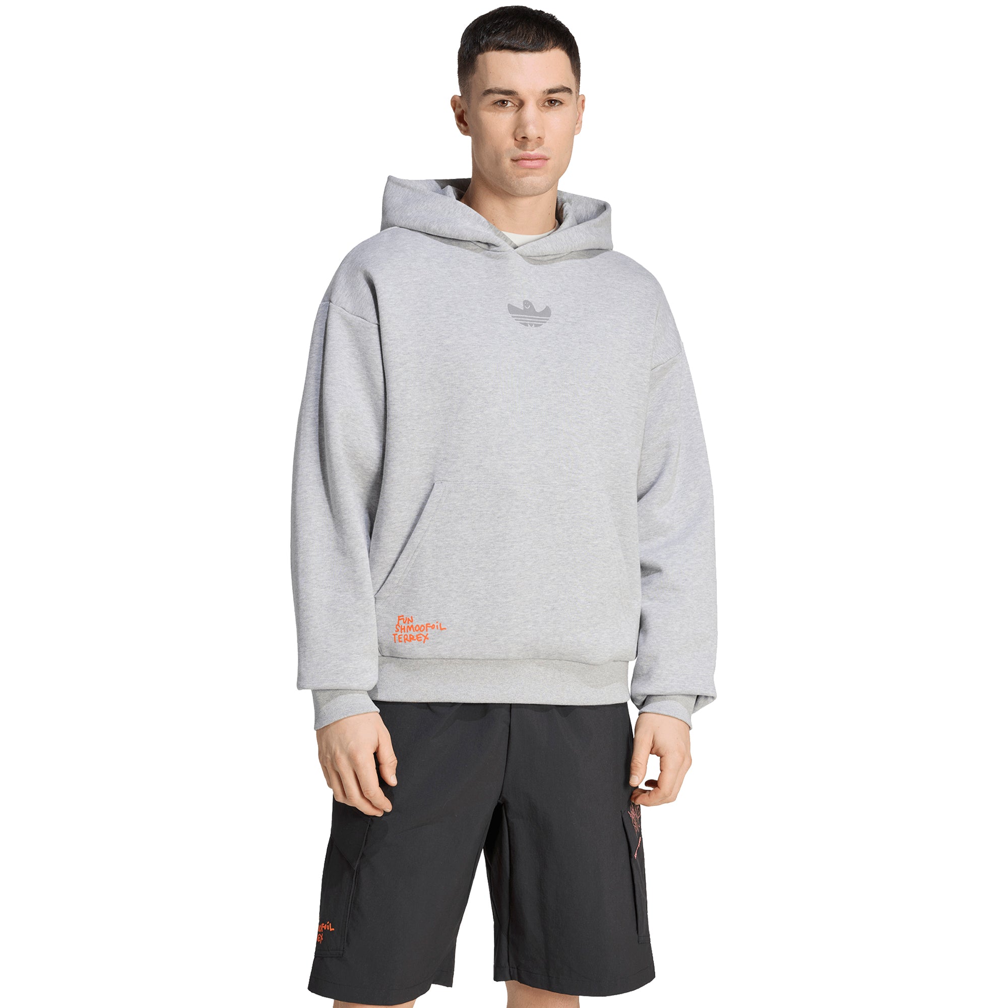 adidas Terrex Shmoofoil Xploric Hoodie Medium Grey Heather