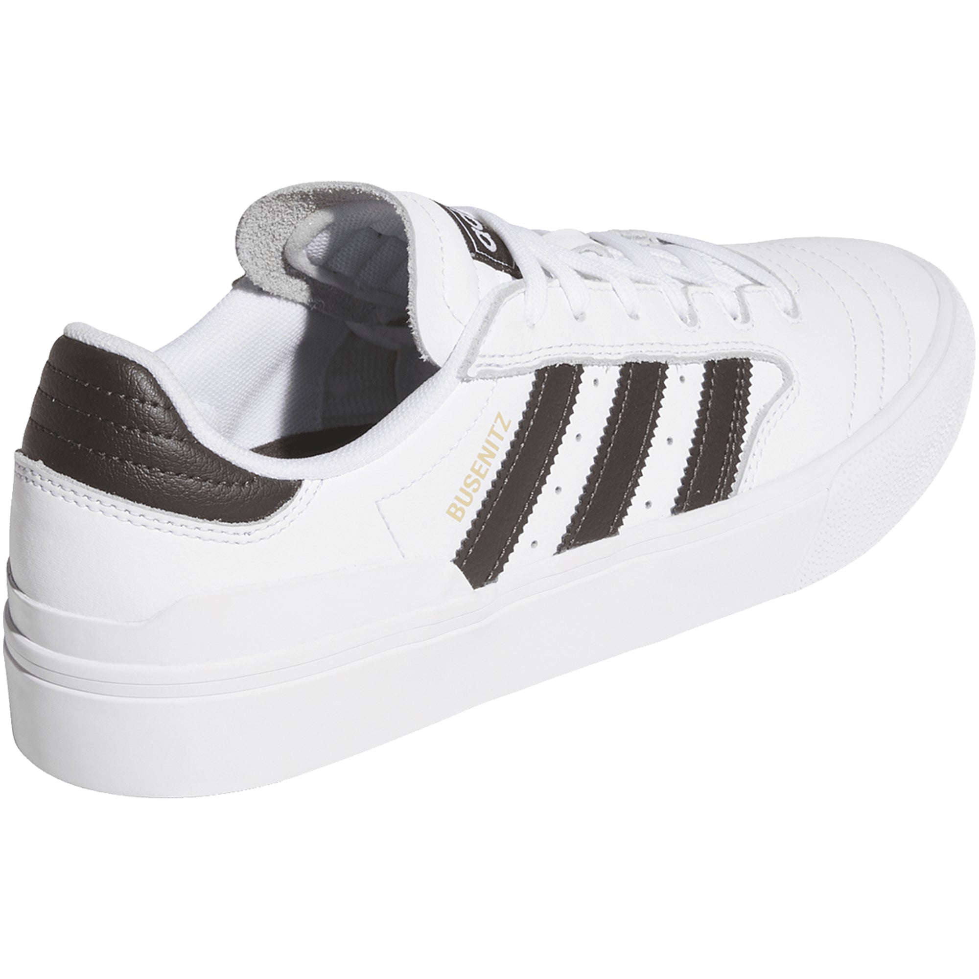 Adidas Busenitz Vulc II Shoes Cloud White/Aurora Coffee/Gold Metallic