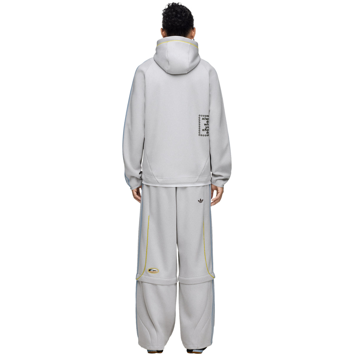 Adidas X Always Do What You Should Do Spacer Teamgeist Full Zip Hoodie Grey/Light Solid Grey