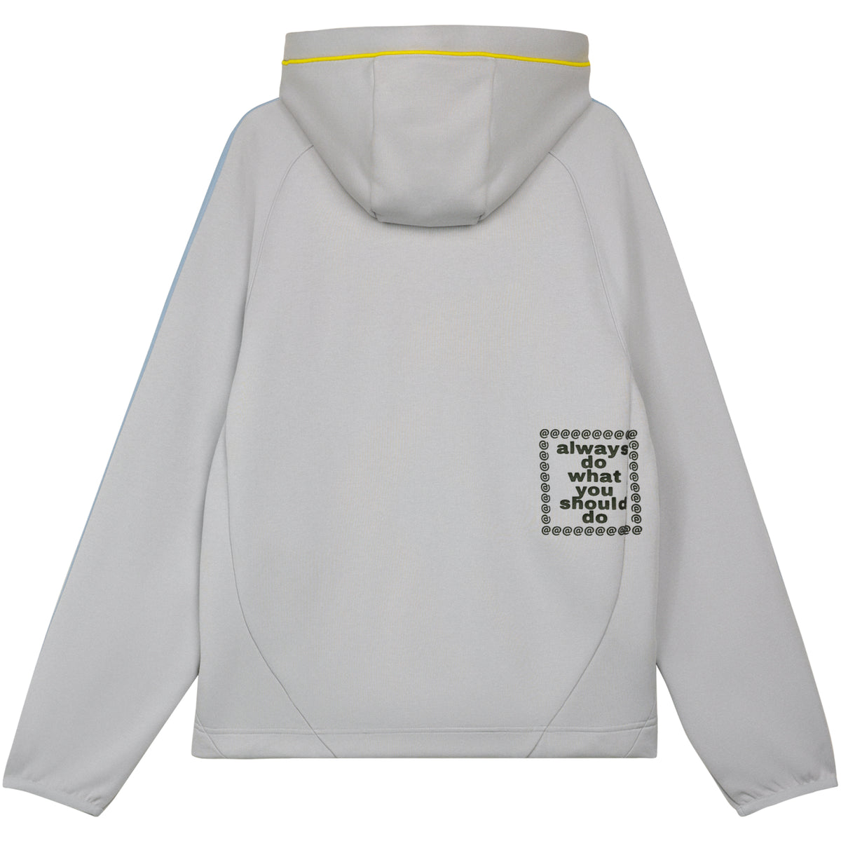Adidas X Always Do What You Should Do Spacer Teamgeist Full Zip Hoodie Grey/Light Solid Grey