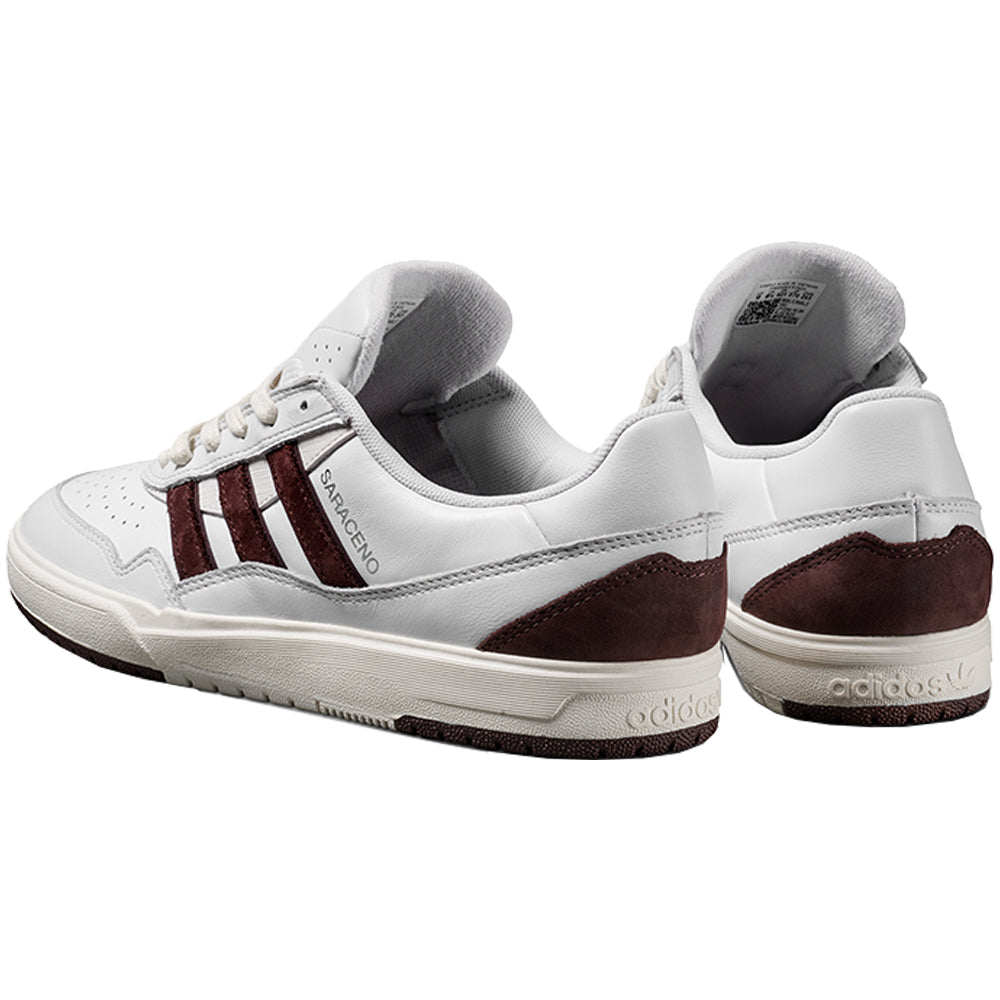adidas Tyshawn II x Zach Saraceno Shoes Crystal White/Shadow Brown/Off White