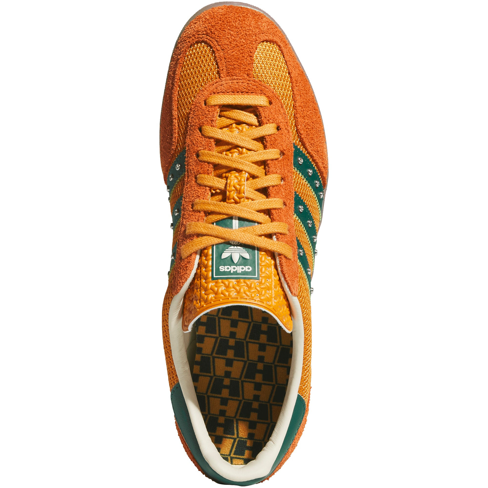 Adidas x Hardies Gazelle Indoor Shoes Rustic Orange/Collegiate Green