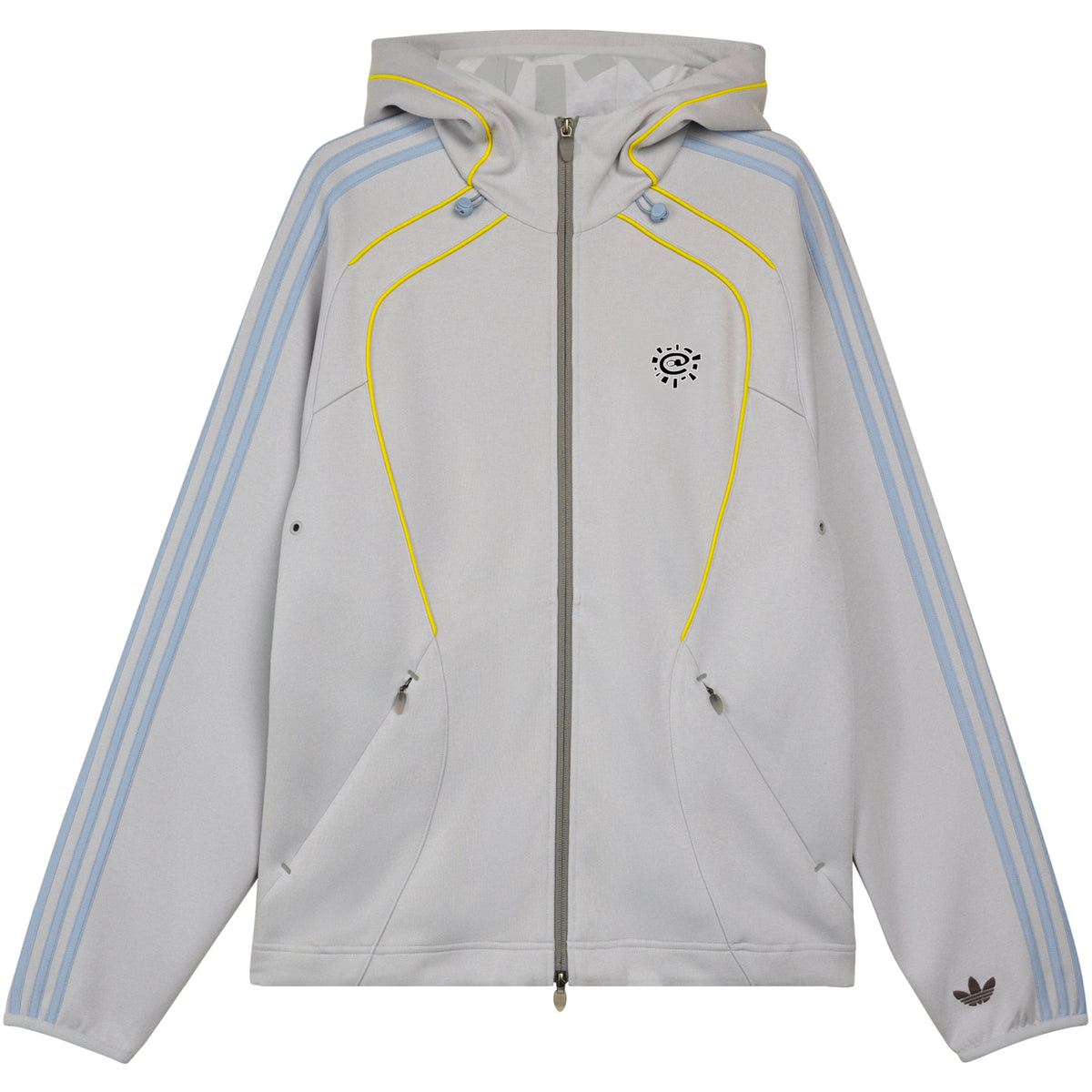 Adidas X Always Do What You Should Do Spacer Teamgeist Full Zip Hoodie Grey/Light Solid Grey