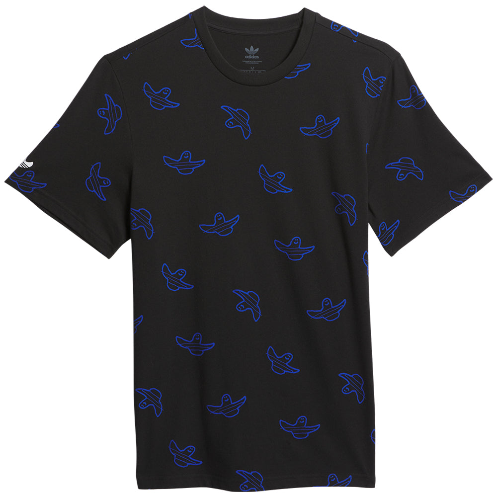 Adidas Shmoo AOP Tee Black/Team Royal Blue