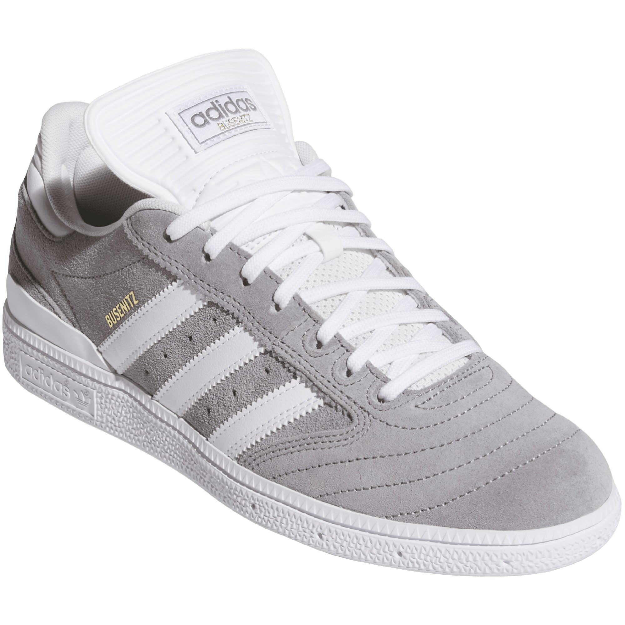 adidas Busenitz Shoes Grey Three/Cloud White/Gold Metallic