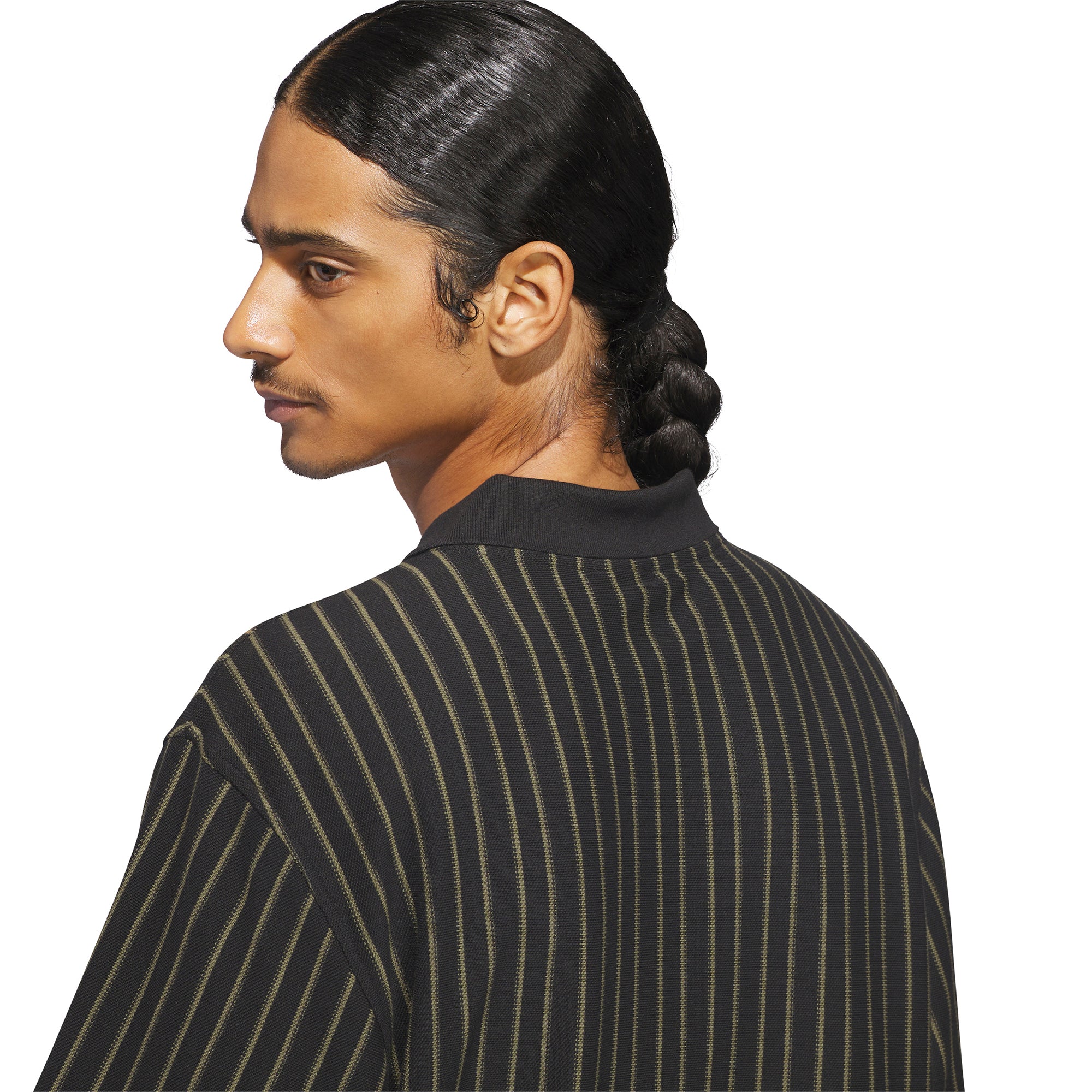 adidas Classic Polo Shirt Black/Olive Strata