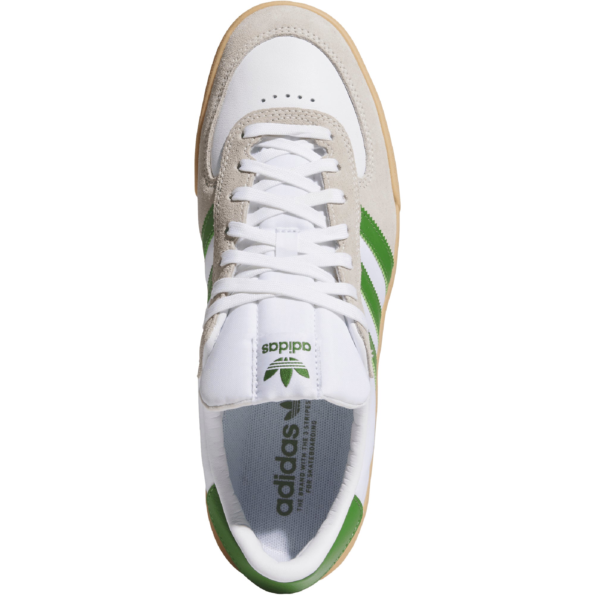 adidas Glenburn Shoes Cloud White/Core Green/Gum 3