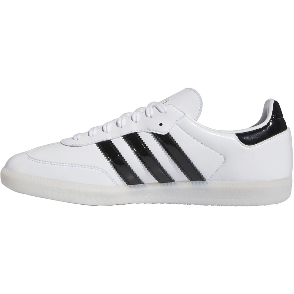 adidas Jason Dill Samba Patent Shoes Cloud White/Core Black/Gold Metallic