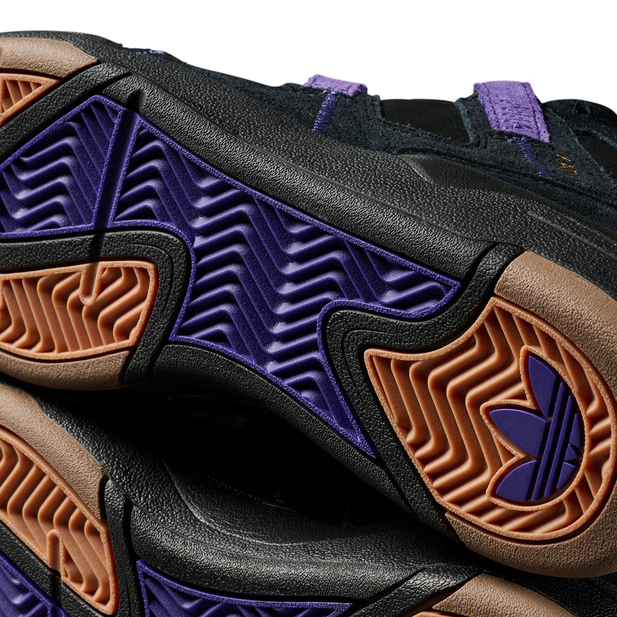 adidas Kader Shoes Core Black/Collegiate Purple/Gold Metallic