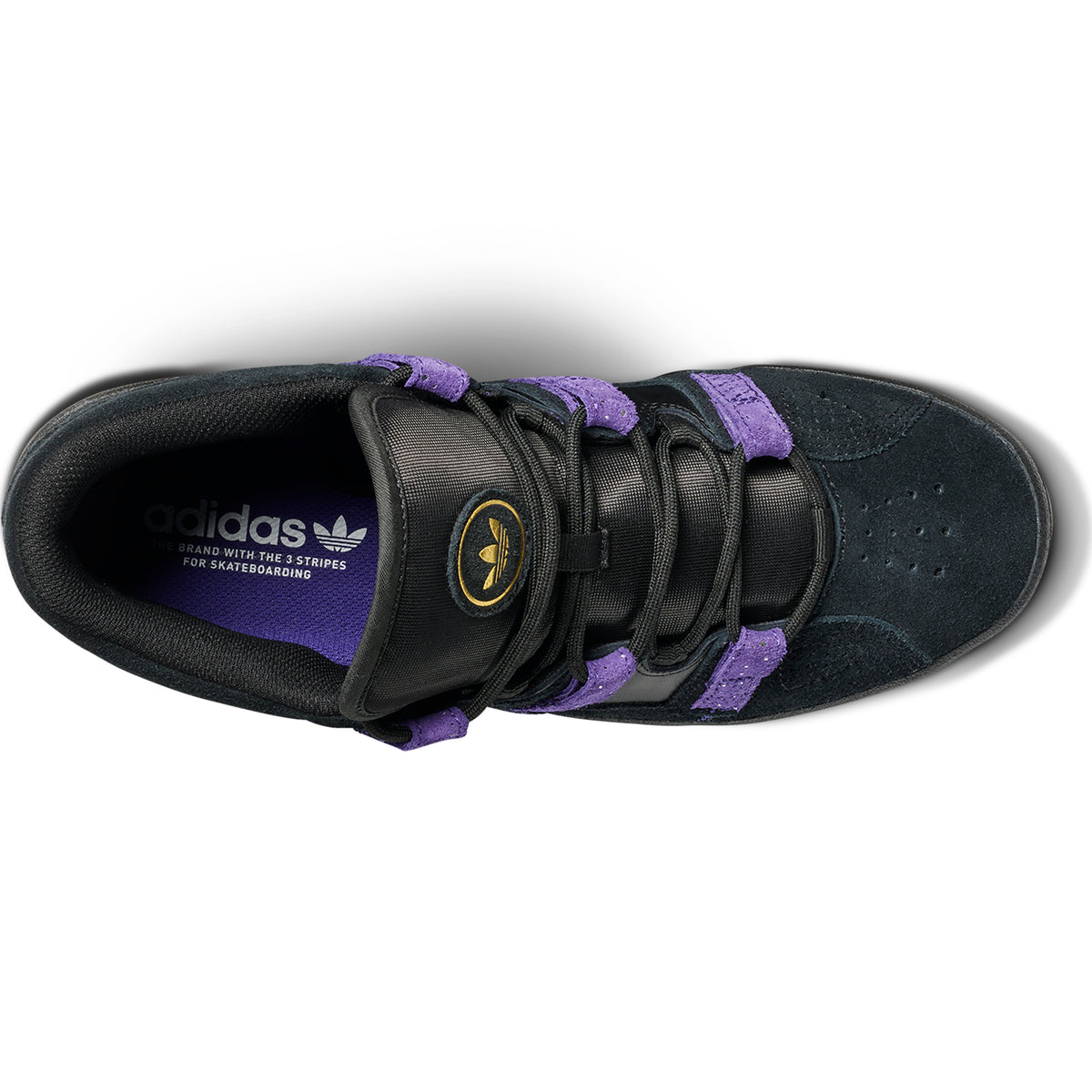 adidas Kader Shoes Core Black/Collegiate Purple/Gold Metallic