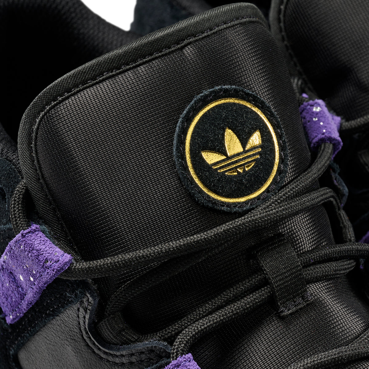 adidas Kader Shoes Core Black/Collegiate Purple/Gold Metallic