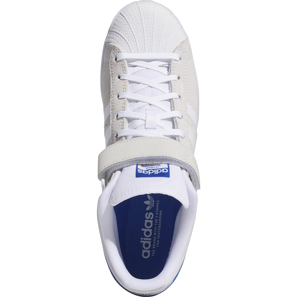 adidas Pro Shell ADV Shoes Crystal White/Cloud White/Royal Blue