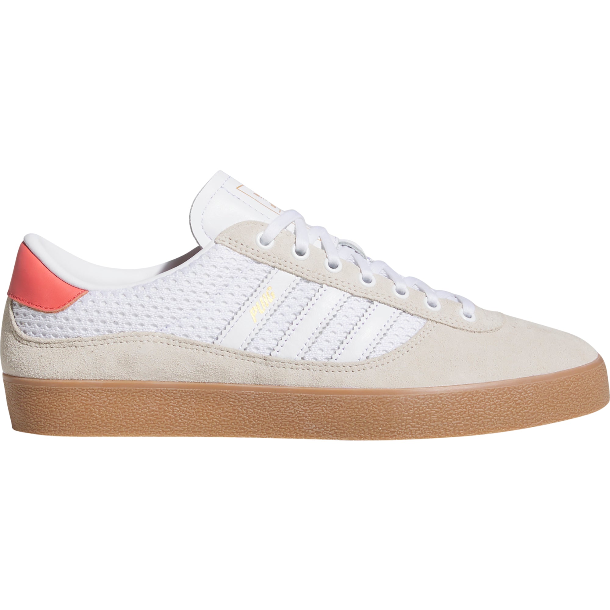adidas Puig Indoor Shoes Wonder White/Cloud White/Gum 4